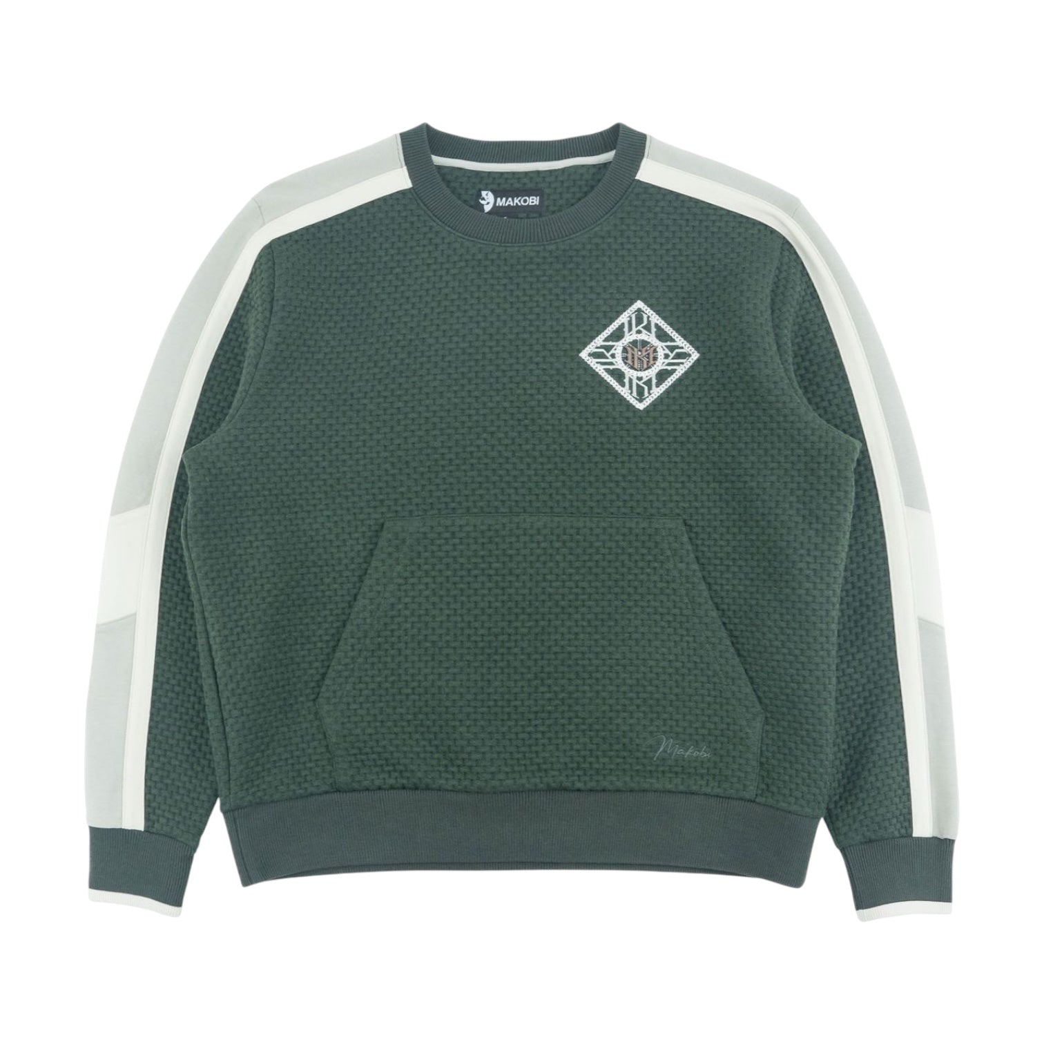 MAKOBI: Lorenzo Jacquard Crewneck Sweater M4555